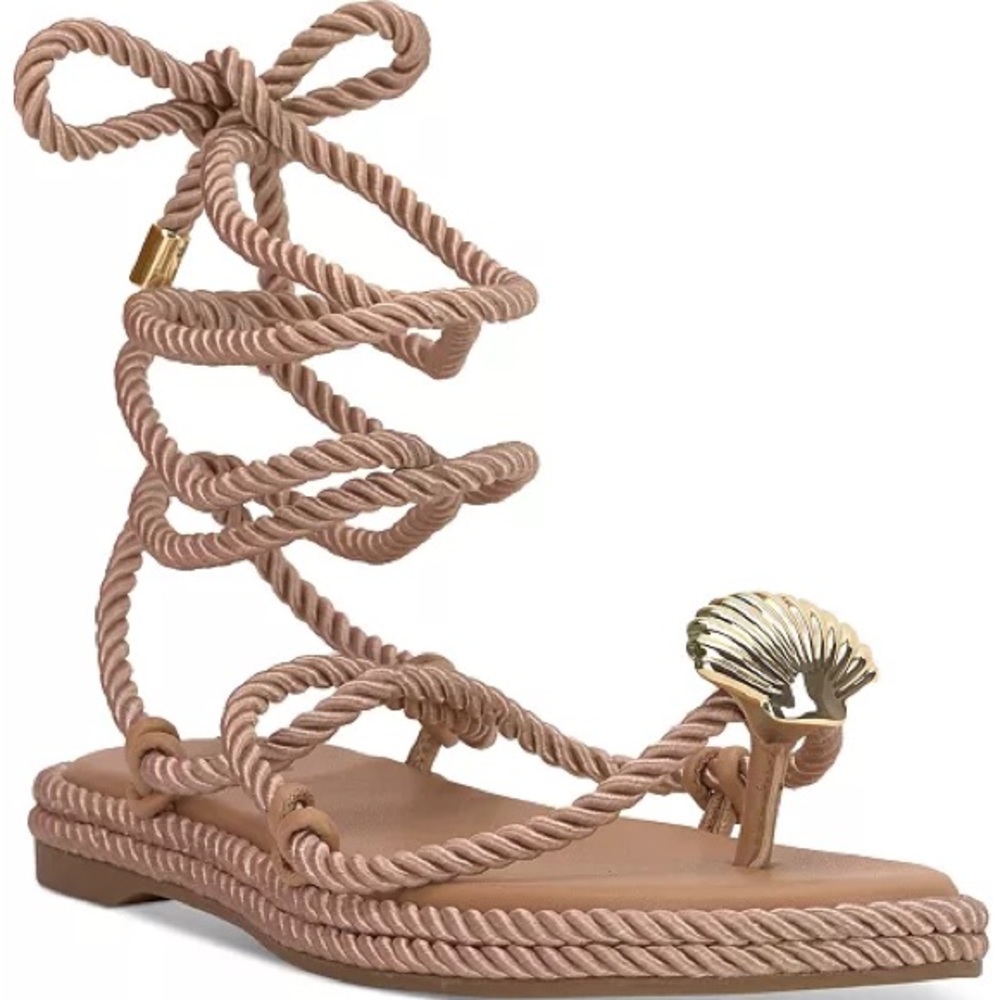 INC International Concepts Mabry Sandals in Gold